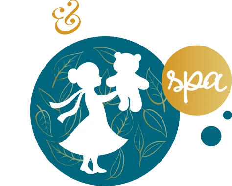 logo iris et willy spa : concept de SPA familial : bÃ©bÃ©, enfant, famille, grossesse